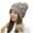 Khaki, variant on Women's Winter Warm Soft Ear Protection Knitted Sherpa Pompoms Ski Hats Fleece Lined Cover Ears Beanie Hat for Teen Girls