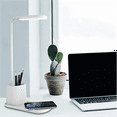 thumbnail image 2 of ZOUYUE LED Wireless Charger White Pen Holder Eye-Caring Desk Lamp, 2 of 10