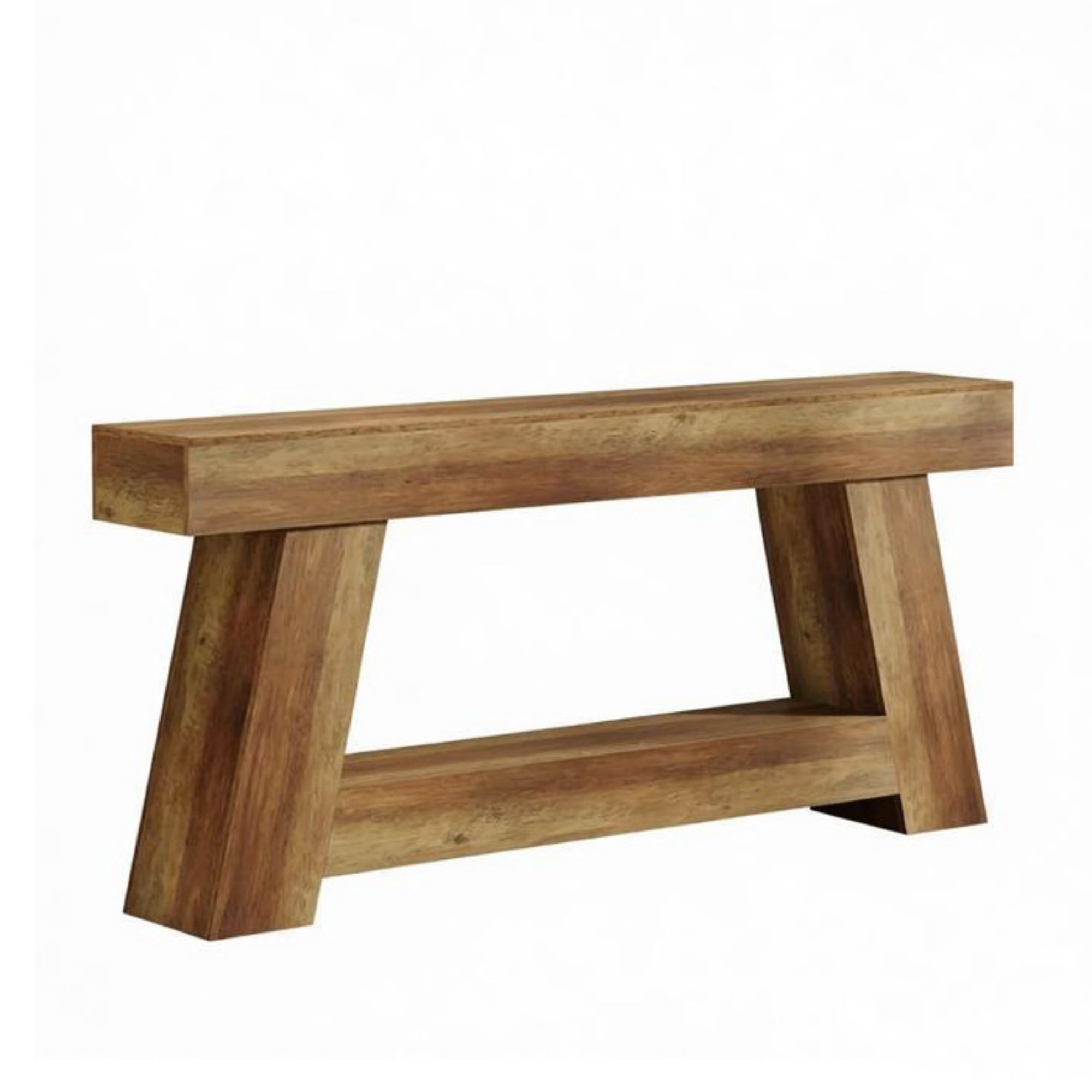 70.87" Farmhouse Console Table, 2-Tier Sofa Table with Open Storage Shelf for Entryway