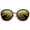Black-Gold / Gold Mirror, variant on sunglassLA Unisex Womens Two-Toned Color Mirror Lens Cat Eye Sunglasses (Tortoise-Gold / Green Blue Mirror) - 54mm