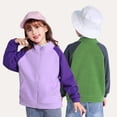 thumbnail image 4 of KYAIGUO Little Boys Fleece Jacket for Kids Full-Zip Color Blocking Winter Warm Shaker Jacket & Outerwear, 4 of 8