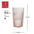 thumbnail image 3 of Bormioli Rocco 387595GRS021523 Romantic Tumbler, Set of 4, 10.25 oz, Cotton Candy, 3 of 4