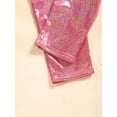 thumbnail image 6 of YIZYIF Kids Girls Boys Shiny Metallic Trousers Gymnastics Athletic Harem Pants Jazz Hip Hop Dance Costume, 6 of 7