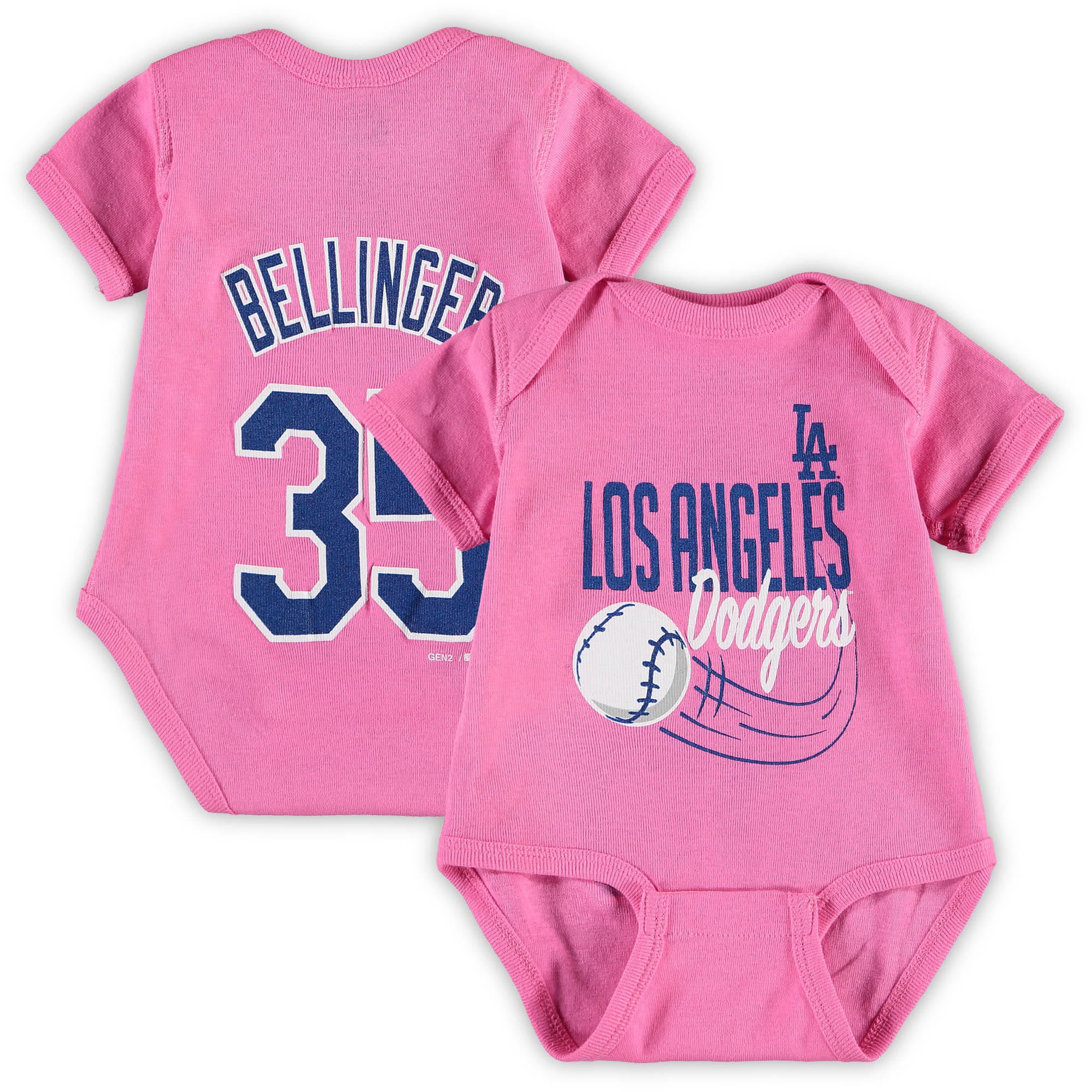 Outerstuff Los Angeles Dodgers Baby Girls Infants Peanuts Love Baseball Creeper White