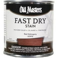 thumbnail image 1 of Old Masters 60416 0.5 Pint Red Mahogany Fast Dry Stain, 1 of 1