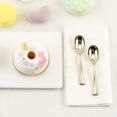 thumbnail image 4 of VEZEE Gold Mini Plastic Spoons 4.5" Great for Desserts, Sampling, or Appetizers: 576CT, 4 of 5