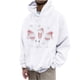 thumbnail image 2 of Sudadera con capucha para hombre, estilo casual, con cuello redondo, estampado, manga larga, blusa de poliéster, 2 of 5