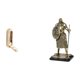 thumbnail image 1 of Organizador de pared plegable con gancho y escultura de caballero. Figura decorativa europea para baño, armario, entrada, sala de estar y decoración d, 1 of 8