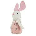 thumbnail image 4 of Northlight 11" Pink Spring Floral Easter Bunny Figure, 4 of 5