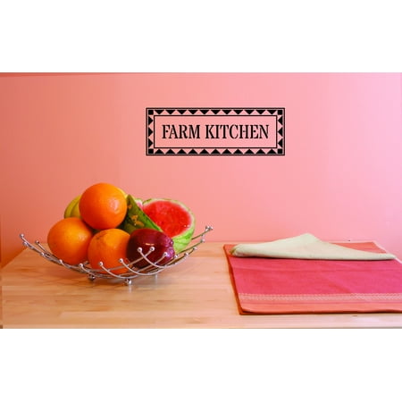 Do It Yourself Wall Decal Sticker Farm Sign Design 16×40