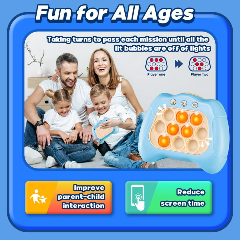 Pop Light Up Fidget Game for Kids 3-12, Sensory Fidget Toys for Kids with  Brain Memory Handheld Games Christmas Birthday Gift for Kids Teens Boys  Girls Ages 3 4 5 6 10-12