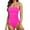Red, variant on Women's One Piece Swimsuits Strapless Bandeau Solid Color Slim Fit Slim Fit Swimwear