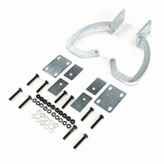 Universal Heavy Duty Car Trunk Hinge Kit with Split Billet Aluminum Trim Bezel