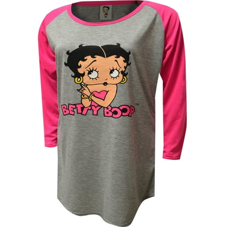 

Betty Boop Pretty in Pink Plus Size Nightshirt