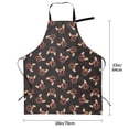 thumbnail image 2 of Kdxio Bulldog with Sunglasses Apron with Pockets Adjustable Kitchen Aprons for Men Women Waterproof Aprons for Cooking,Drawing,Crafting, Baking Household Cleaning, 2 of 8