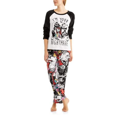 Disney Nightmare Before Christmas Women's License 2pc pajama set