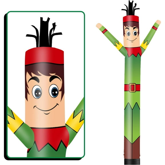 Inflatable Tube Man Elf Wacky Wavy Dancing Guy for Outdoor Decoration Advertising Business Promotion (Blower Not Included)