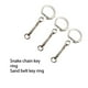 thumbnail image 3 of Yuarrent Paquete de 10 llaveros, llavero de Metal para el hogar, coche, mochila colgante, monedero, llaveros, joyería DIY, colgante para mujer Cocina y Comedor, 3 of 6