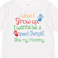 thumbnail image 4 of Inktastic Speech Therapist like Mommy Boys or Girls Long Sleeve Toddler T-Shirt, 4 of 5