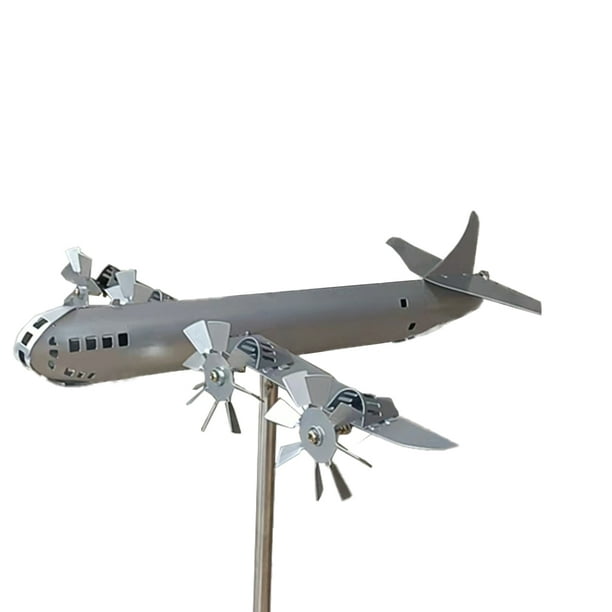 B 29 Super Fortress Aircraft Metal Wind Spinner For Yard And Garden Outdoor 3d Cool Wind Sculpture Windmill Wind Powered Catcher Wind Art For Patio Walmart Com