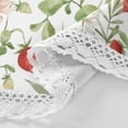 thumbnail image 3 of 60 Inch Round Tablecloth - Colorful Flowers Waterproof Washable Fabric Table Cloth Lace Table Cover Tabletops for Dining, Kitchen, Wedding and Parties House Decor, 3 of 7