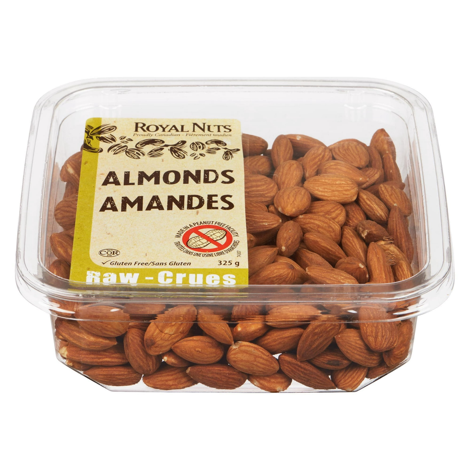 Royal Nuts Almonds Raw 325 G