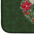 thumbnail image 4 of French Bulldog Poinsetta Wreath Dish Drying Mat, 4 of 7
