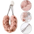 thumbnail image 2 of LoonWear 3 Pieces Mesh Shower Sponge Bath Sponge Back Scrubber, Bath Shower Stretch Braids Mesh Sponge, 2 of 5