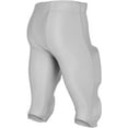thumbnail image 5 of Blocker Traditional Poly/Spandex Football Game Pants, Youth Large, Silver, 5 of 6