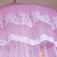 thumbnail image 3 of Round Canopy Lace Princess Style Mosquitto Net Bed Curtain for Children Bed Beautiful princess lace style, 3 of 8