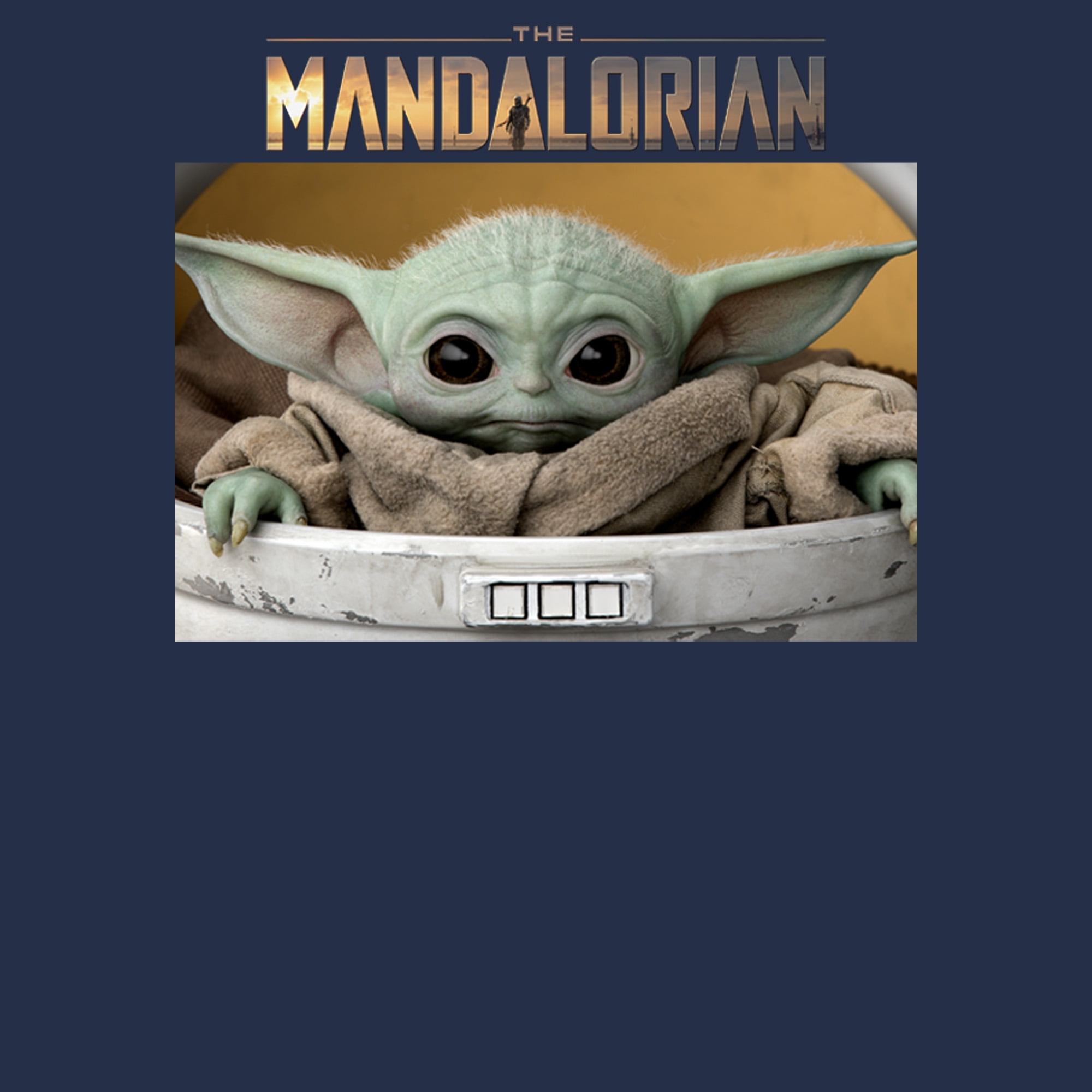 Star Wars Men S Star Wars The Mandalorian The Child Bassinet T Shirt Walmart Com Walmart Com