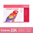 thumbnail image 1 of Potentate Watercolor Paper 300g 16 Sheets Wood Pulp Acid Free Sketchbook for Drawing Painting Color Pencil Book Art Supplies He Qiyong unisex, 1 of 2