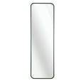 thumbnail image 5 of Noble House 47"x14" Rectangular Door Mirror, Aluminum Alloy Frame, HD Shatterproof Glass, Black, 5 of 5