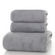 thumbnail image 1 of Nvzi 6 toallas de vellón coral, toalla de mano de algodón suave para el hogar, súper suave, altamente absorbente para ducha, piscina, toalla de mano de 27,56 x 55,12 pulgadas (gris), 1 of 5