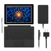 Microsoft Surface Pro 4 (256GB 8GB RAM Core i7e Silver +Keyboard +Extra Charger -CQ9-00001