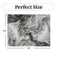 thumbnail image 6 of SIXHOME 6'x9' Area Rugs for Living Room Marble Swirl Abstract Rug Ultra Soft Washable Rugs for Bedroom Anti Slip Durable Carpet Home Decor for Dining Room Black and Gold, 6 of 6