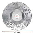 thumbnail image 4 of Carbide Wood Sanding & Carving Disc for Angle Grinder – 84mm Tungsten Grinding Wheel for Rapid Wood Shaping (10mm Arbor, Non-Metal Use), 4 of 5
