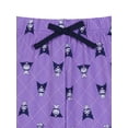 thumbnail image 3 of Hello Kitty Kuromi Girls Button Front Top and Pants Pajama Set, 2-Piece, Sizes 4-12, 3 of 3
