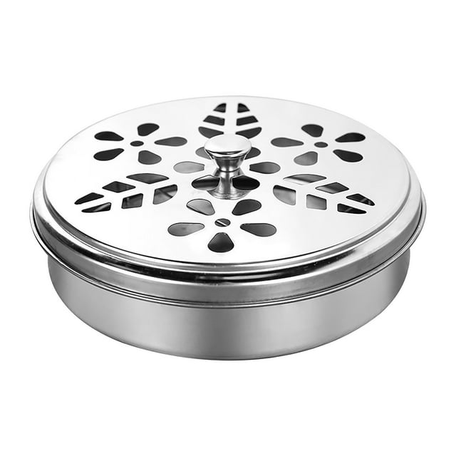 ICQOVD Boîte de Rangement Portable pour Spirale Anti-Moustique Design Classique avec Couvercle