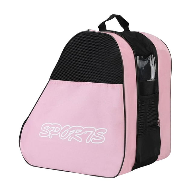koolsoo Breathable Skates Bag Case Roller Skates Inline Skates Ice Skates Roller Skating Pink