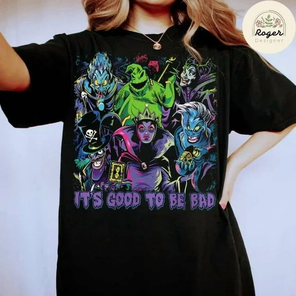 It's Good To Be Bad Disney Villains Shirt, Oogie Boogie Bash Halloween Shirt
