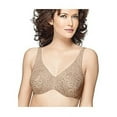 thumbnail image 3 of Wacoal Womens Full Figure Halo Lace Bra,Toast- Nude,32DD, 3 of 5