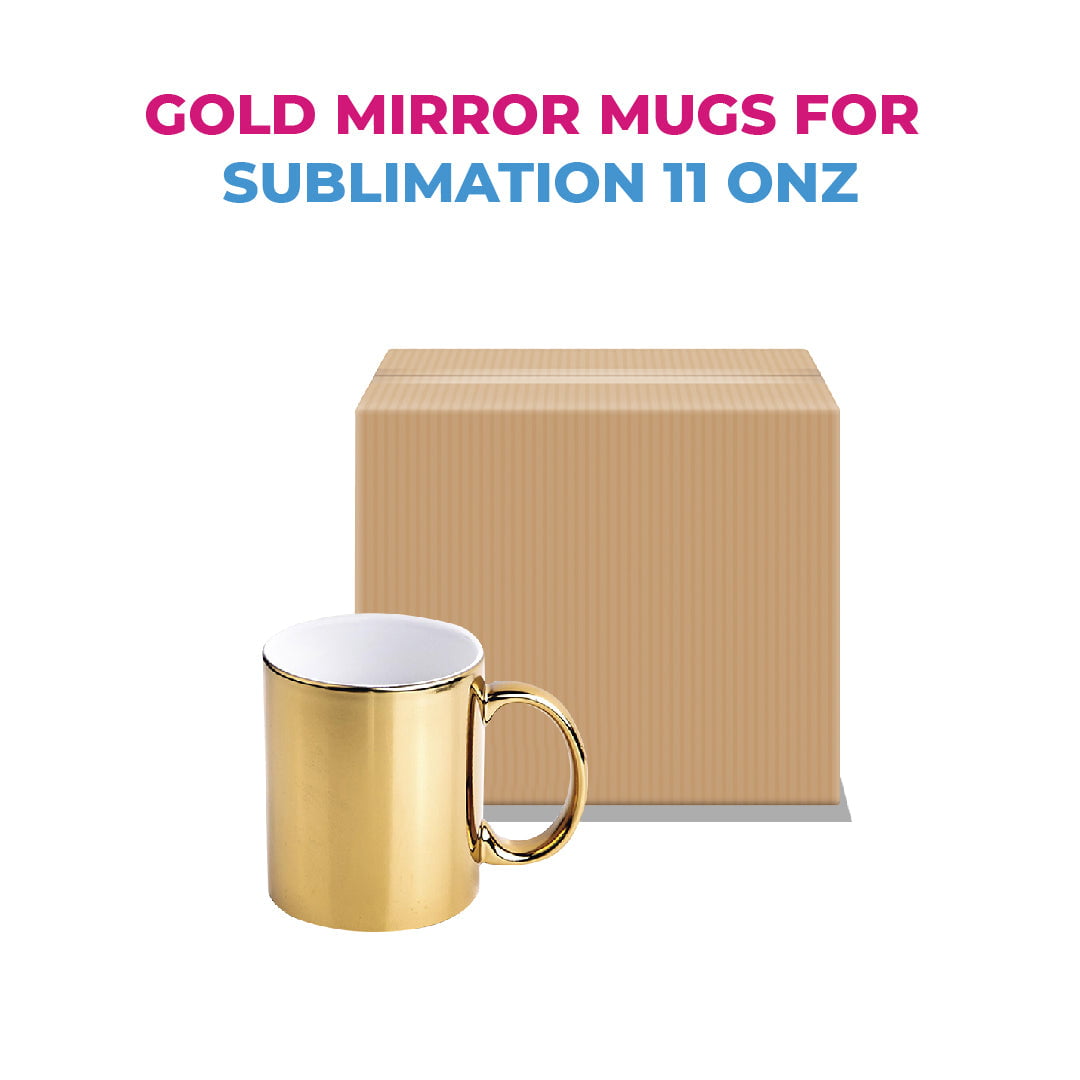  GoldArea Sublimation Mugs, Sublimation Blanks Set of 6, 12 oz  Sublimation Blank Coffee Cups, Blank Mugs with Handles, Iced Coffee Mug,  Ideal Cup for Tea, Cappuccino, Cocoa, Milk, Water, Latte 