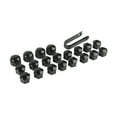 thumbnail image 5 of 16x Wheel Lug Nut Bolt Cover & 4Pcs Locking Cap & 1x Removal Tool Black, 5 of 5
