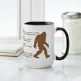 thumbnail image 4 of CafePress - Definition Of Bigfoot Large Mug - 15 oz Ceramic Large White Novelty Mug, 4 of 4