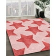 thumbnail image 3 of Ahgly Company Tapis Rectangulaire Lavable en Machine Intérieur Transitionnel Rose, 2 Pieds x 4 Pieds, 3 of 7