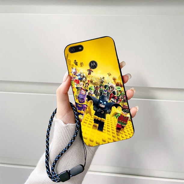 Motorola Moto E6 E6 Play Plus E6S 2020 E6i 2021 E6Play Funda Panda Minions Doraemon Impresa Con Correa