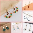 thumbnail image 5 of 280PCS Beading Hoop Earrings for Jewelry Making Beading Earring Findings Beading Earring Component Accessories 100PCS Beading Earring Hooks Silicone Earring Backs (K Gold), 5 of 5