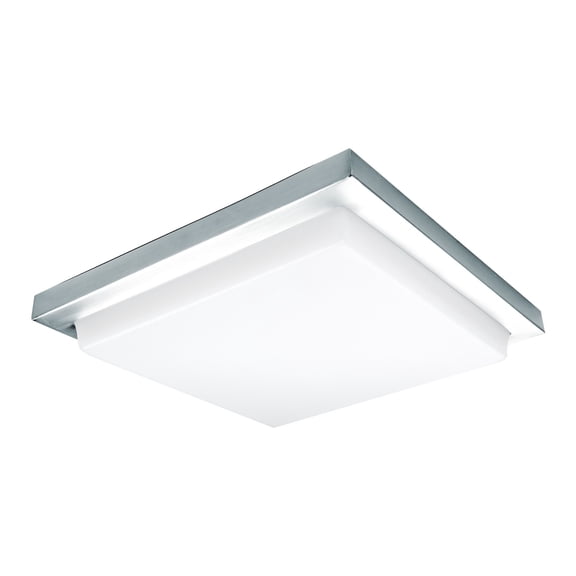 WAC Lighting Metro 18" 1-Light Energy Star Square Aluminum Flush Mount in Chrome