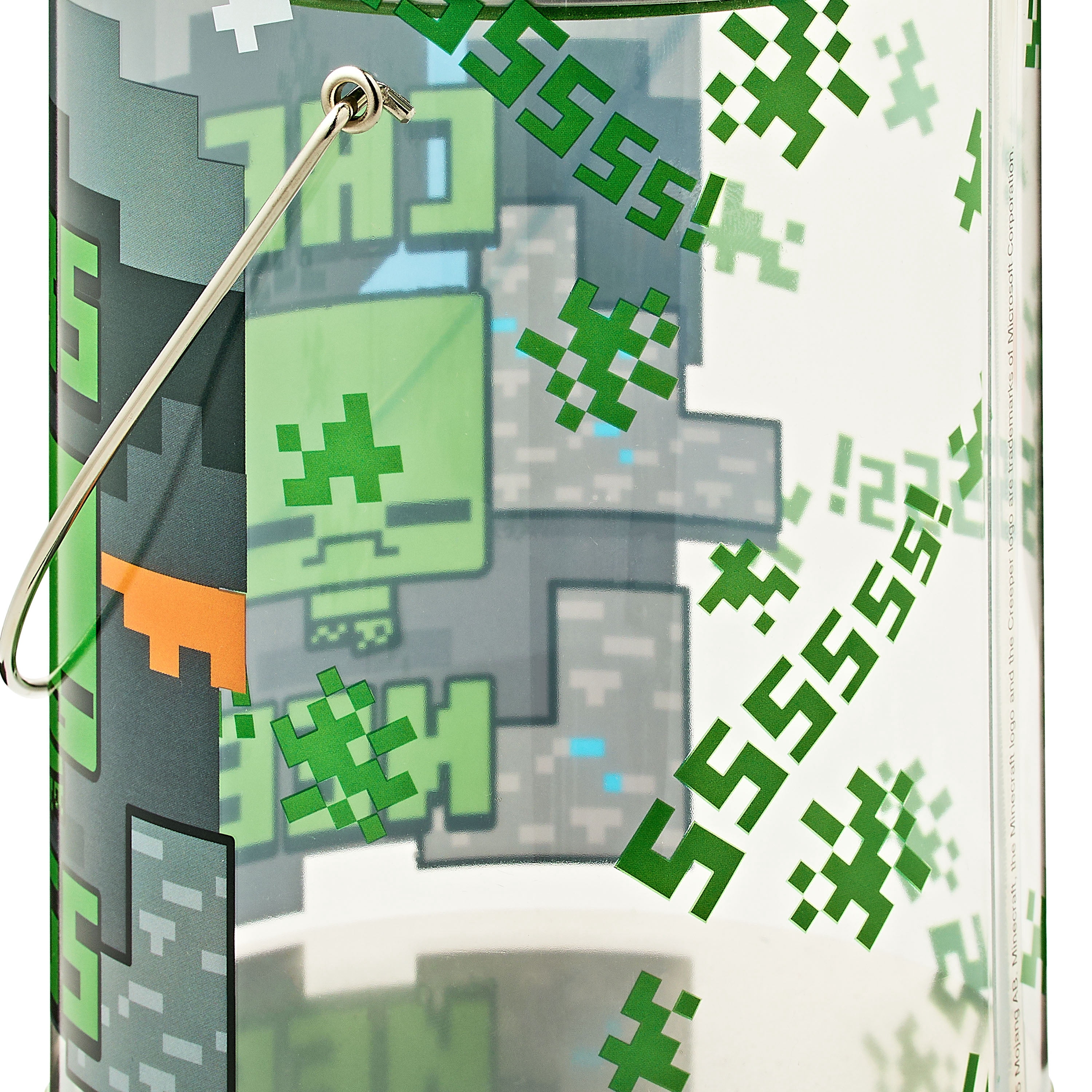 Microsoft Minecraft Tall Clear Mailbox, 1 Count, New, 6.25 Inches High